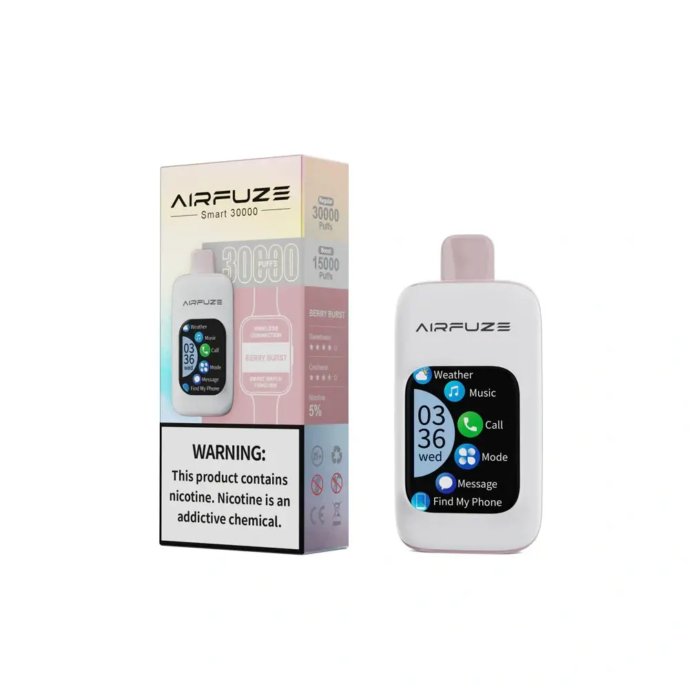 Airfuze Smart 30K disposables - front view