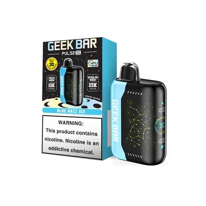 Geek Bar Pulse X 25K - side profile showing design