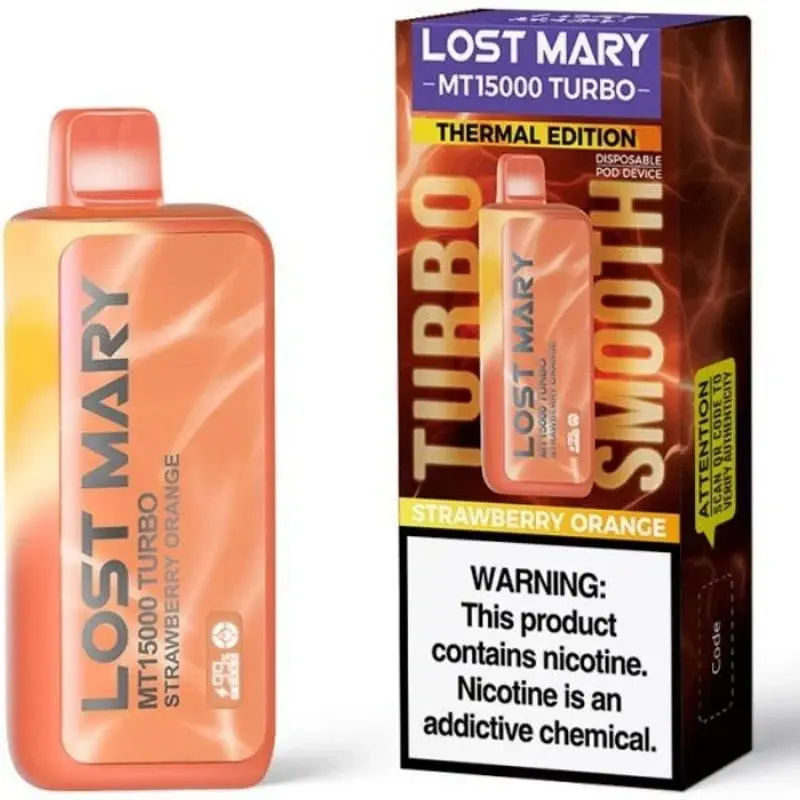 Lost Mary MT15000 Turbo packaging and device