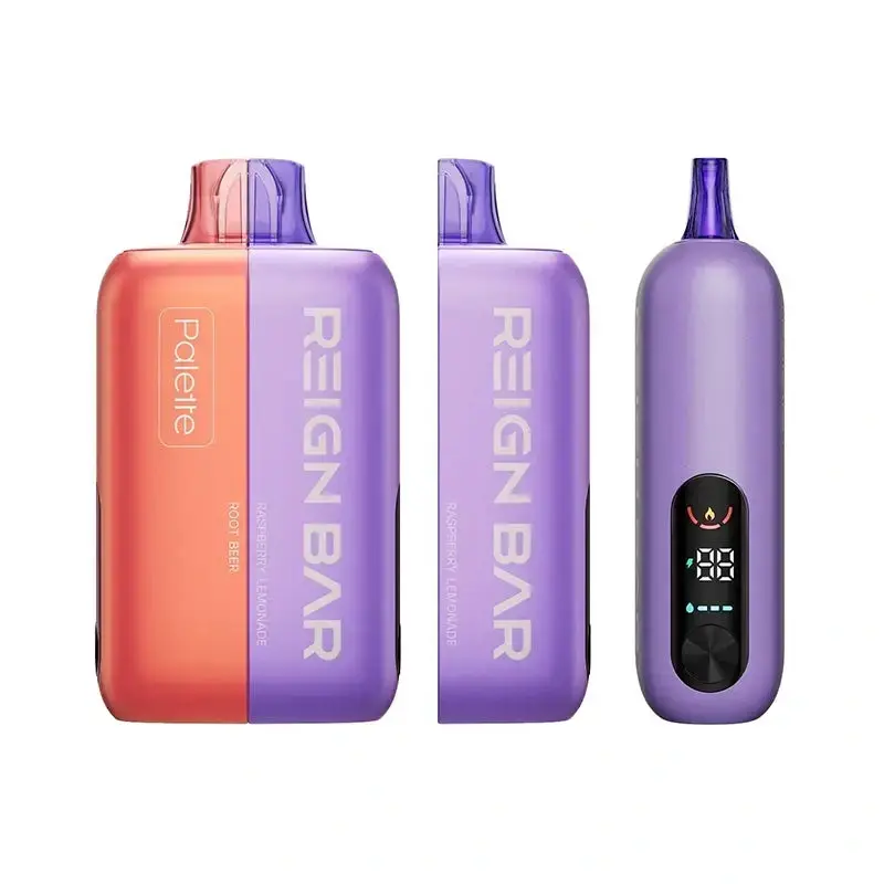 REIGN BAR Palette 50K Flavor Switchable packaging and device