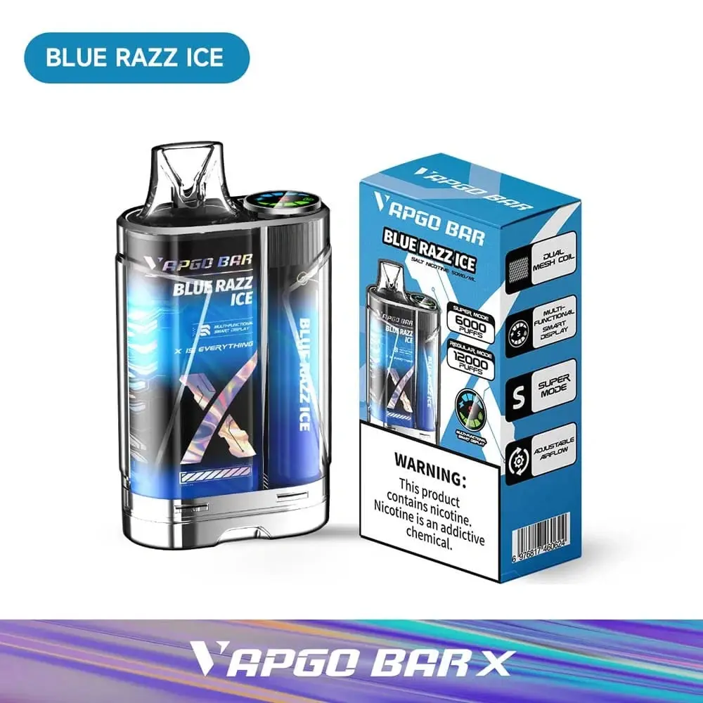 VAPGO BAR X 12K disposables - front view
